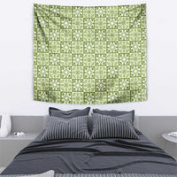 Omaomao Palaka Quilt Hawaii Tapestry Hawaiian Tropical Monstera Sea Turtle LT14 - Polynesian Pride