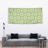 Omaomao Palaka Quilt Hawaii Tapestry Hawaiian Tropical Monstera Sea Turtle LT14 - Polynesian Pride