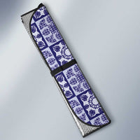 Polu Palaka Quilt Hawaii Auto Sun Shade Hawaiian Tropical Monstera Sea Turtle LT14 - Polynesian Pride