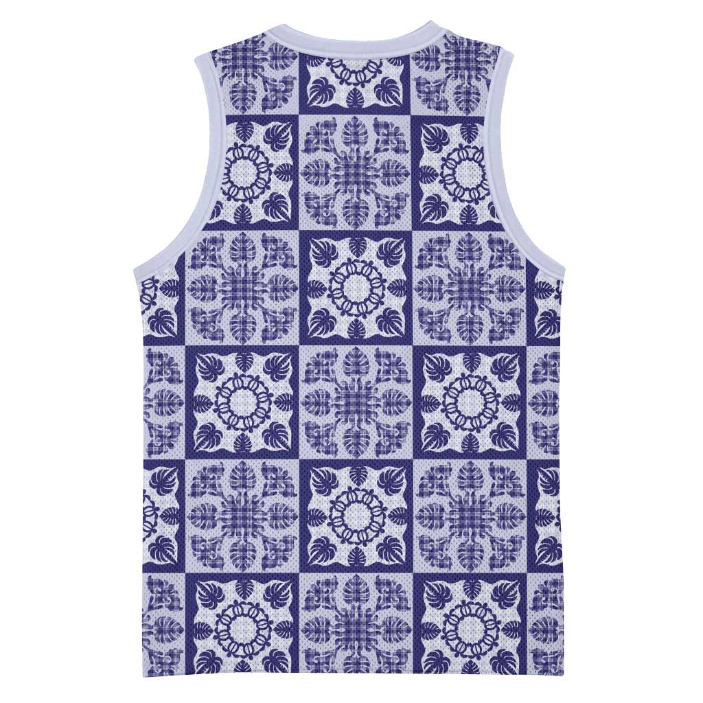 Polu Palaka Quilt Hawaii Basketball Jersey Hawaiian Tropical Monstera Sea Turtle LT14 - Polynesian Pride