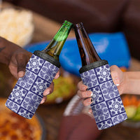 Polu Palaka Quilt Hawaii 4 in 1 Can Cooler Tumbler Hawaiian Tropical Monstera Sea Turtle LT14 - Polynesian Pride