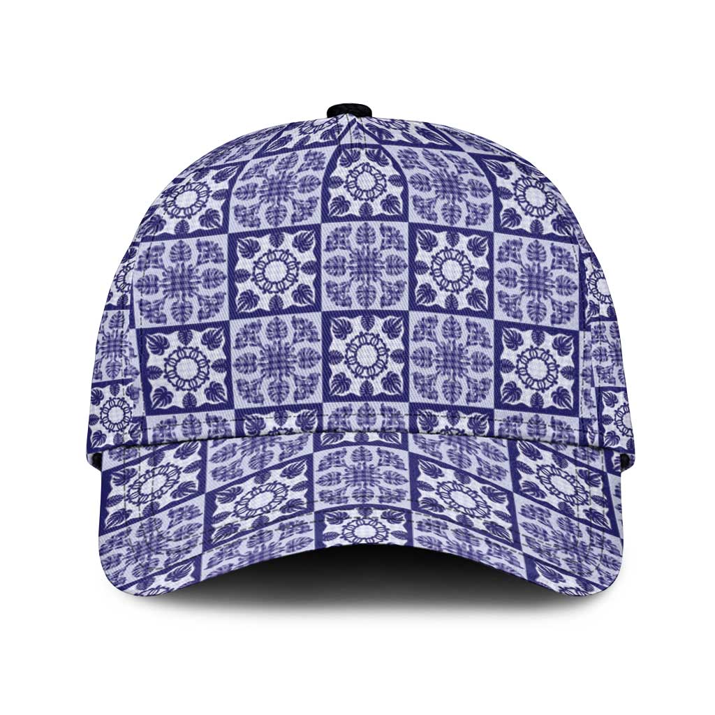 Polu Palaka Quilt Hawaii Classic Cap Hawaiian Tropical Monstera Sea Turtle