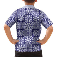 Polu Palaka Quilt Hawaii Family Matching Off Shoulder Maxi Dress and Hawaiian Shirt Hawaiian Tropical Monstera Sea Turtle LT14 - Polynesian Pride