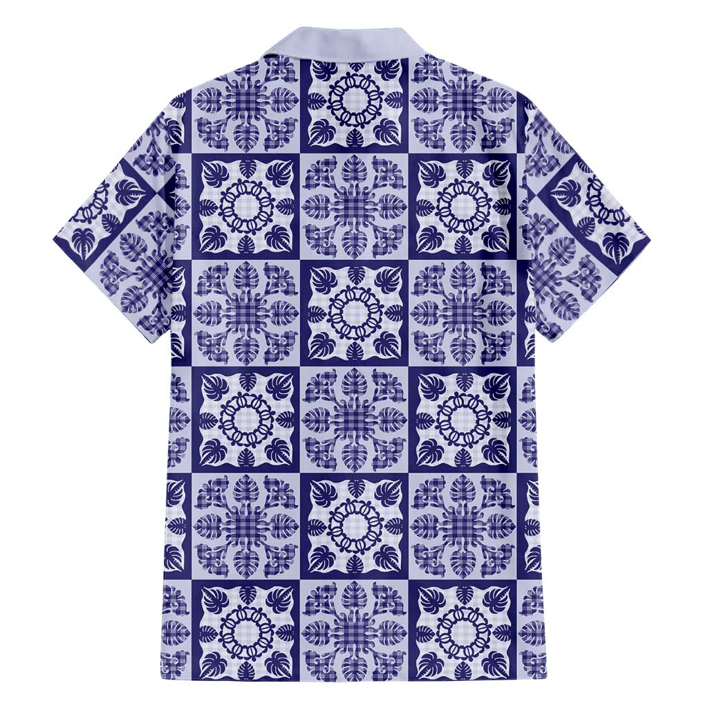 Polu Palaka Quilt Hawaii Family Matching Summer Maxi Dress and Hawaiian Shirt Hawaiian Tropical Monstera Sea Turtle LT14 - Polynesian Pride