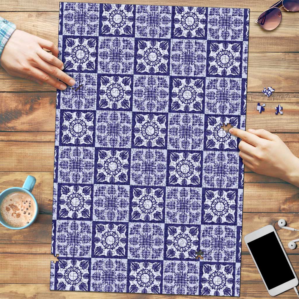 Polu Palaka Quilt Hawaii Puzzle Hawaiian Tropical Monstera Sea Turtle
