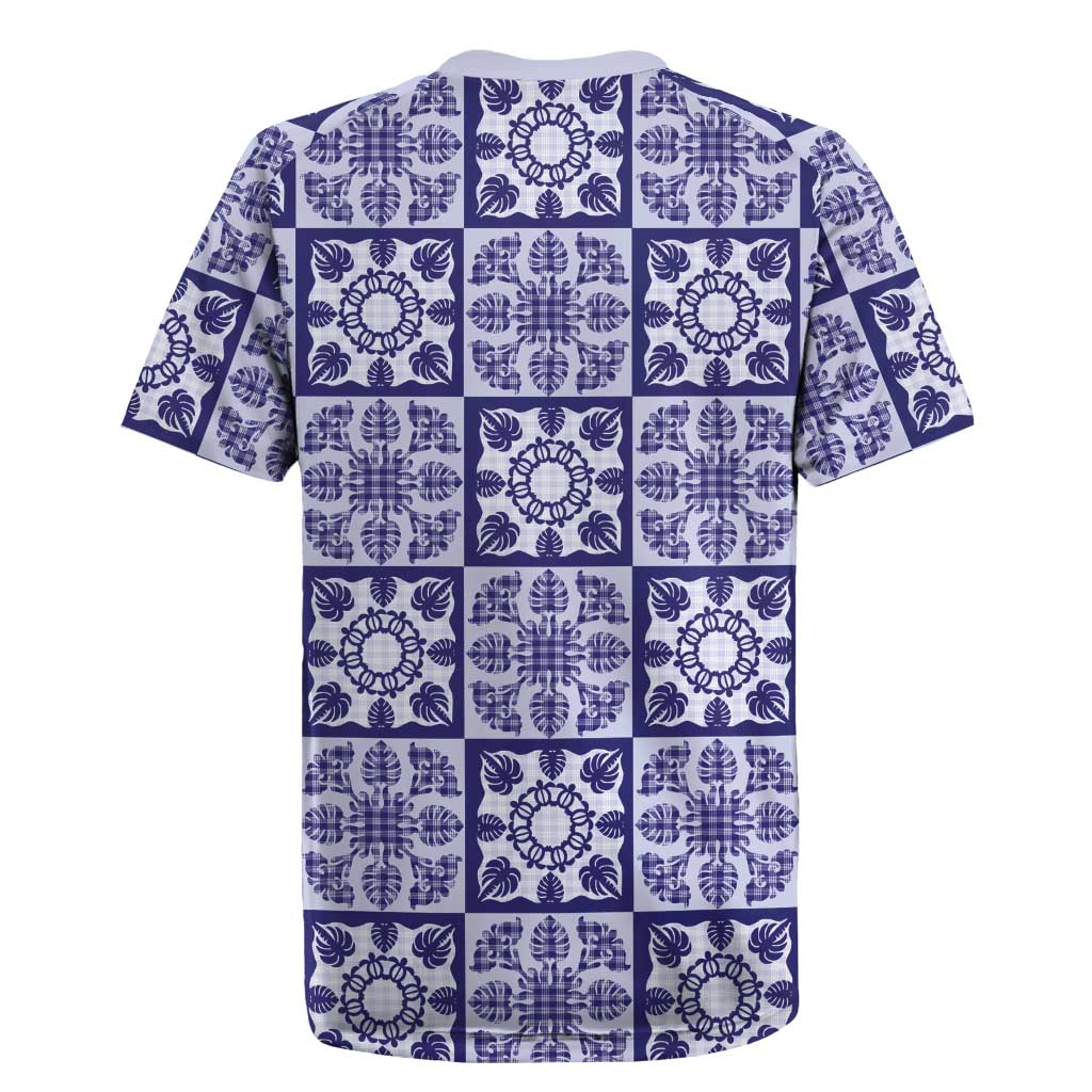 Polu Palaka Quilt Hawaii Rugby Jersey Hawaiian Tropical Monstera Sea Turtle
