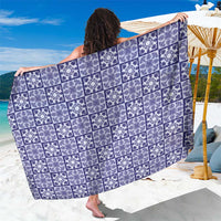 Polu Palaka Quilt Hawaii Sarong Hawaiian Tropical Monstera Sea Turtle
