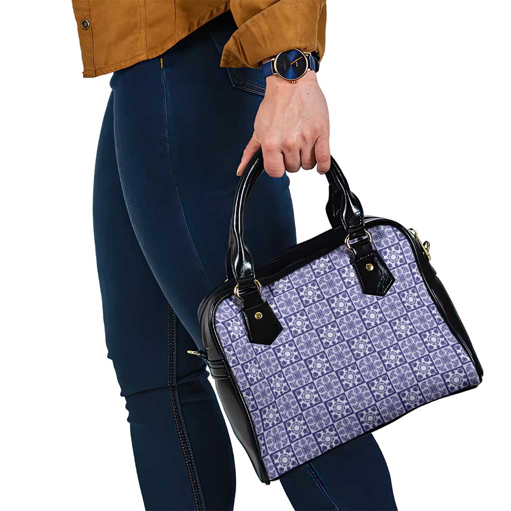 Polu Palaka Quilt Hawaii Shoulder Handbag Hawaiian Tropical Monstera Sea Turtle LT14 - Polynesian Pride
