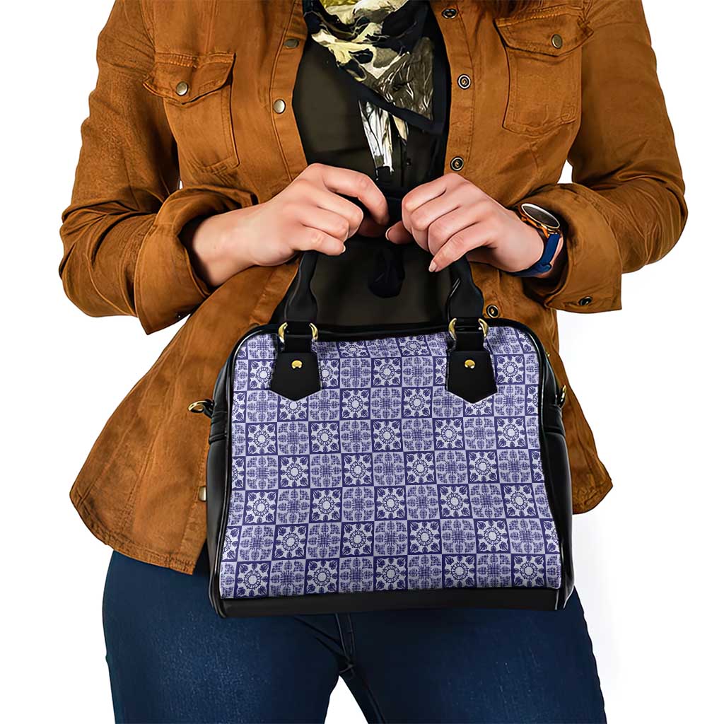 Polu Palaka Quilt Hawaii Shoulder Handbag Hawaiian Tropical Monstera Sea Turtle LT14 - Polynesian Pride