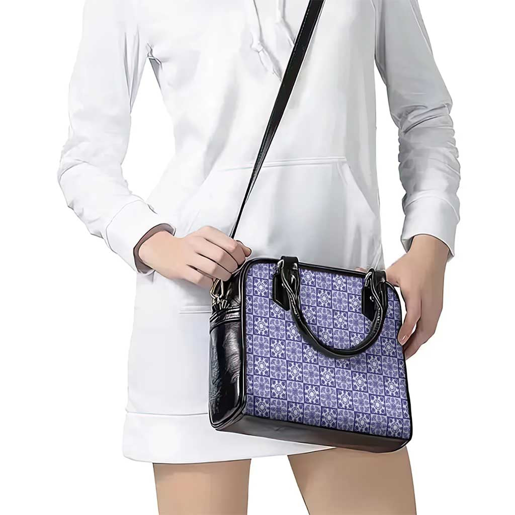 Polu Palaka Quilt Hawaii Shoulder Handbag Hawaiian Tropical Monstera Sea Turtle LT14 - Polynesian Pride