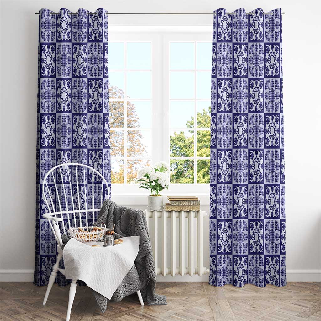 Polu Palaka Quilt Hawaii Window Curtain Hawaiian Tropical Monstera Sea Turtle
