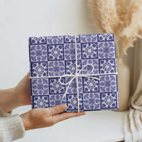 Polu Palaka Quilt Hawaii Wrapping Paper Hawaiian Tropical Monstera Sea Turtle