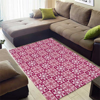 Akala Palaka Quilt Hawaii Area Rug Hawaiian Tropical Monstera Sea Turtle LT14 - Polynesian Pride