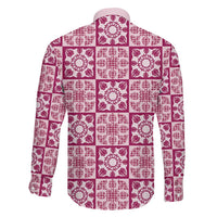 Akala Palaka Quilt Hawaii Family Matching Off The Shoulder Long Sleeve Dress and Hawaiian Shirt Hawaiian Tropical Monstera Sea Turtle