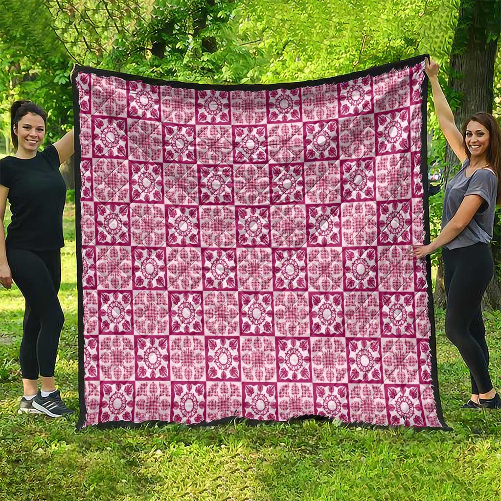 Akala Palaka Quilt Hawaii Quilt Hawaiian Tropical Monstera Sea Turtle