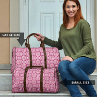 Akala Palaka Quilt Hawaii Travel Bag Hawaiian Tropical Monstera Sea Turtle