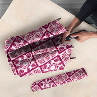 Akala Palaka Quilt Hawaii Umbrella Hawaiian Tropical Monstera Sea Turtle