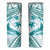 Cyan Polynesia Skinny Tumbler Polynesian Turtle Shark Tattoo Tropical Vintage