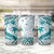 Cyan Polynesia Tumbler Cup Polynesian Turtle Shark Tattoo Tropical Vintage