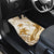 Gold Polynesia Car Mats Polynesian Turtle Shark Tattoo Tropical Vintage