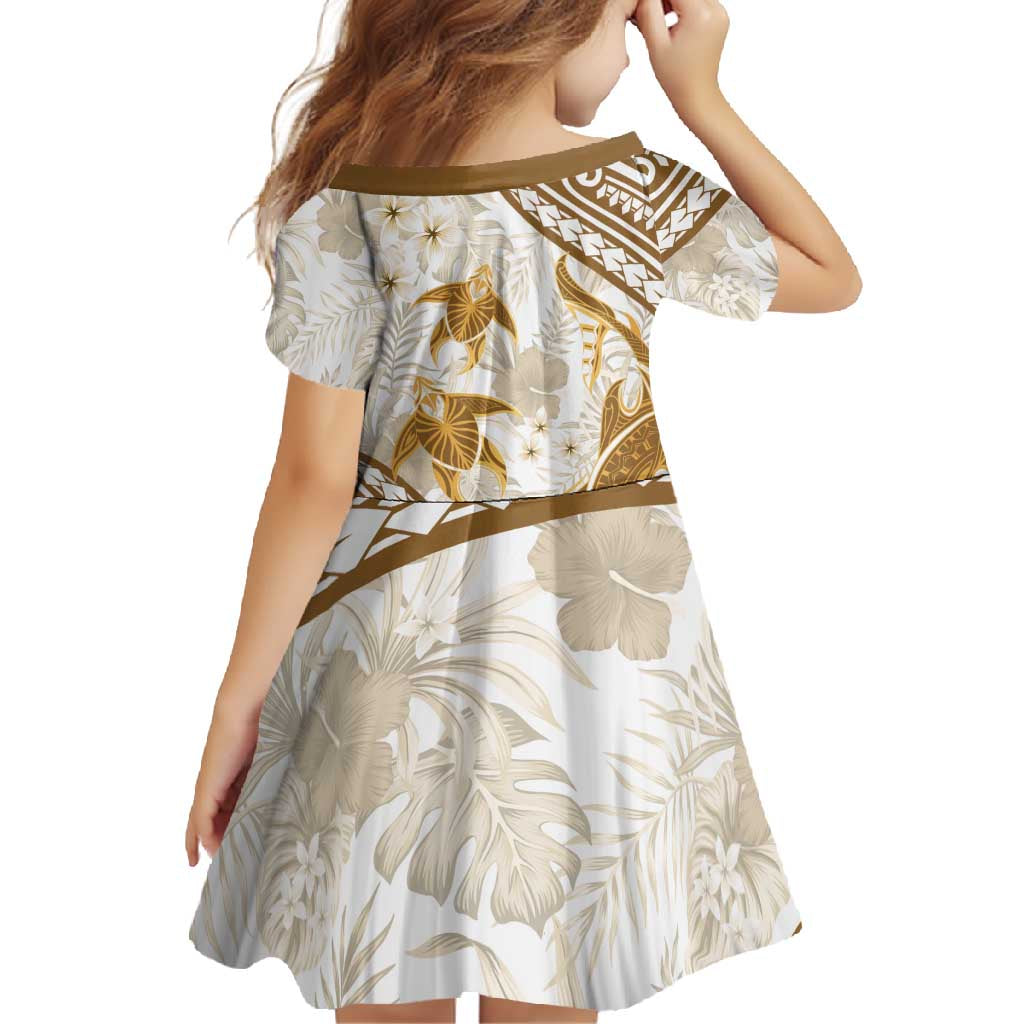 Gold Polynesian Family Matching Outfits - Turtle Shark Tattoo Design