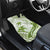 Lime Green Polynesia Car Mats Polynesian Turtle Shark Tattoo Tropical Vintage