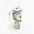 Lime Green Polynesia Tumbler With Handle Polynesian Turtle Shark Tattoo Tropical Vintage