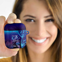 Polynesia Jellyfish Memorial Personalised AirPods Case Infinity Jellies Polynesian Pattern LT14 - Polynesian Pride