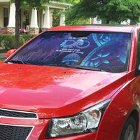 Polynesia Jellyfish Memorial Personalised Auto Sun Shade Infinity Jellies Polynesian Pattern LT14 - Polynesian Pride