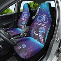 Polynesia Jellyfish Memorial Personalised Car Seat Cover Infinity Jellies Polynesian Pattern LT14 - Polynesian Pride