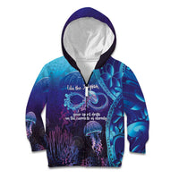 Polynesia Jellyfish Memorial Personalised Kid Hoodie Infinity Jellies Polynesian Pattern