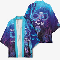 Polynesia Jellyfish Memorial Personalised Kimono Infinity Jellies Polynesian Pattern