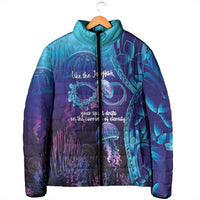Polynesia Jellyfish Memorial Personalised Padded Jacket Infinity Jellies Polynesian Pattern LT14 - Polynesian Pride