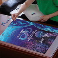 Polynesia Jellyfish Memorial Personalised Puzzle Infinity Jellies Polynesian Pattern