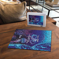 Polynesia Jellyfish Memorial Personalised Puzzle Infinity Jellies Polynesian Pattern