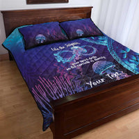 Polynesia Jellyfish Memorial Personalised Quilt Bed Set Infinity Jellies Polynesian Pattern