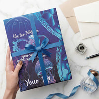 Polynesia Jellyfish Memorial Personalised Wrapping Paper Infinity Jellies Polynesian Pattern LT14 - Polynesian Pride