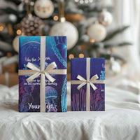 Polynesia Jellyfish Memorial Personalised Wrapping Paper Infinity Jellies Polynesian Pattern LT14 - Polynesian Pride