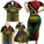 Vanuatu 1980 Family Matching Short Sleeve Bodycon Dress and Hawaiian Shirt Hapi 44 Yia Indipendens Anivesari