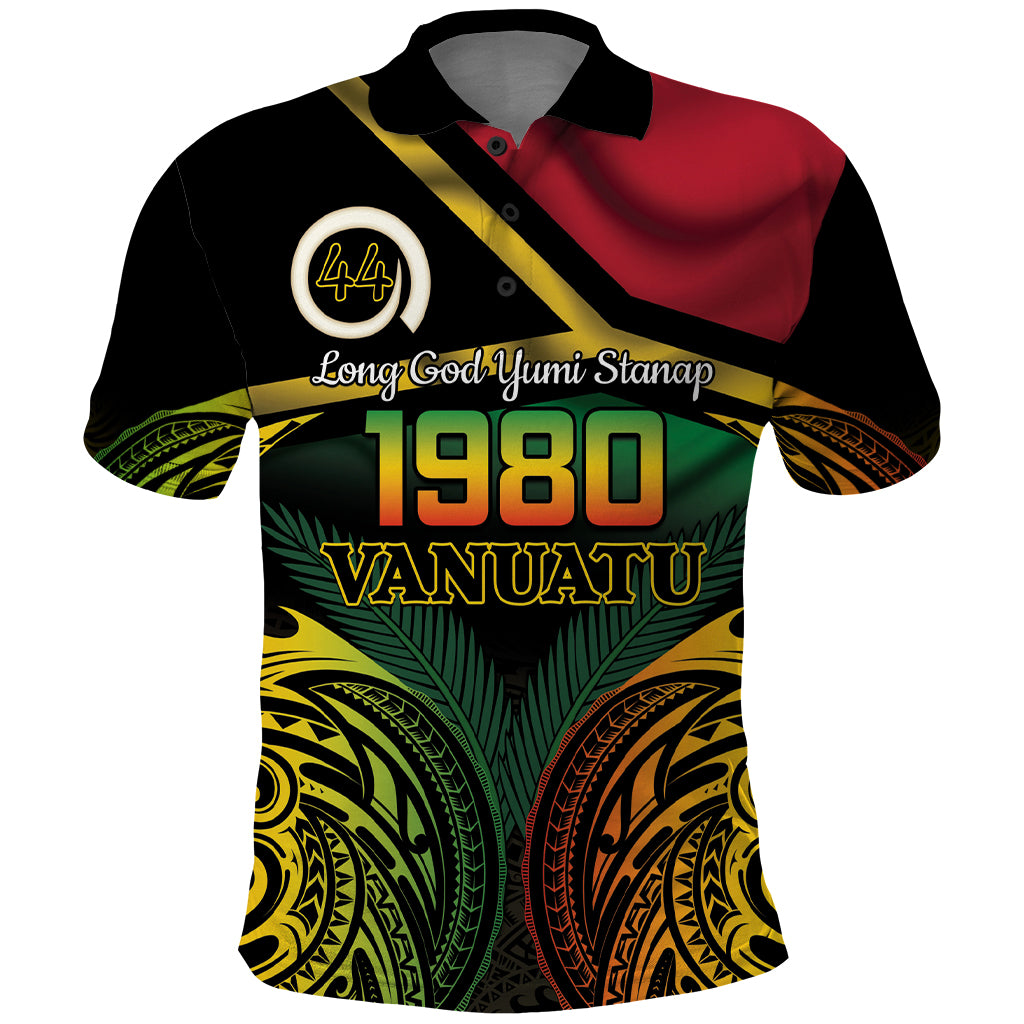 Vanuatu 1980 Polo Shirt Hapi 44 Yia Indipendens Anivesari