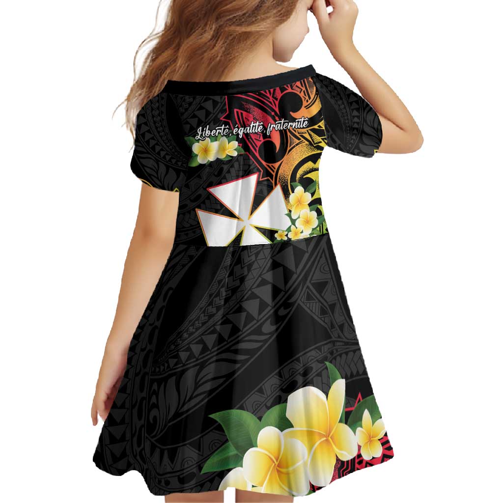 Wallis and Futuna Victory Day Family Matching Short Sleeve Bodycon Dress and Hawaiian Shirt Liberty Equality Fraternity Polynesian Plumeria LT14 - Polynesian Pride