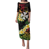 Wallis and Futuna Victory Day Puletasi Liberty Equality Fraternity Polynesian Plumeria