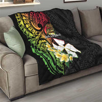 Wallis and Futuna Victory Day Quilt Liberty Equality Fraternity Polynesian Plumeria LT14 - Polynesian Pride