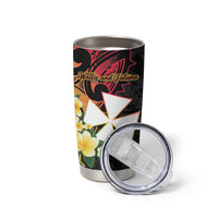 Wallis and Futuna Victory Day Tumbler Cup Liberty Equality Fraternity Polynesian Plumeria LT14 - Polynesian Pride