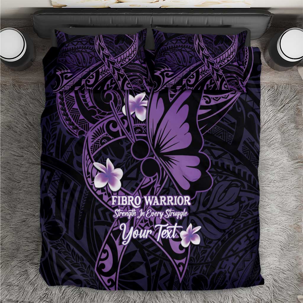 Personalised Fibromyalgia Awareness Month Bedding Set Fibro Warrior Strength In Every Struggle