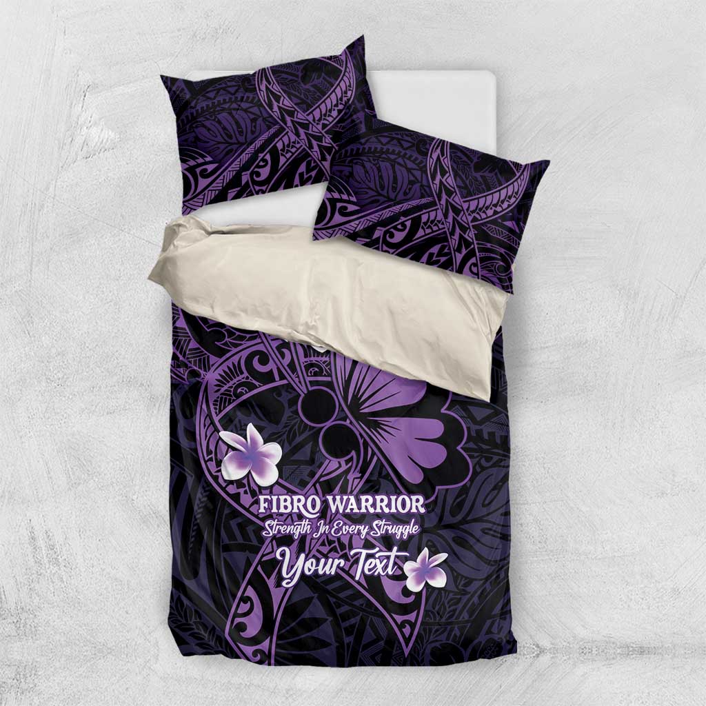Personalised Fibromyalgia Awareness Month Bedding Set Fibro Warrior Strength In Every Struggle