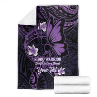 Personalised Fibromyalgia Awareness Month Blanket Fibro Warrior Strength In Every Struggle