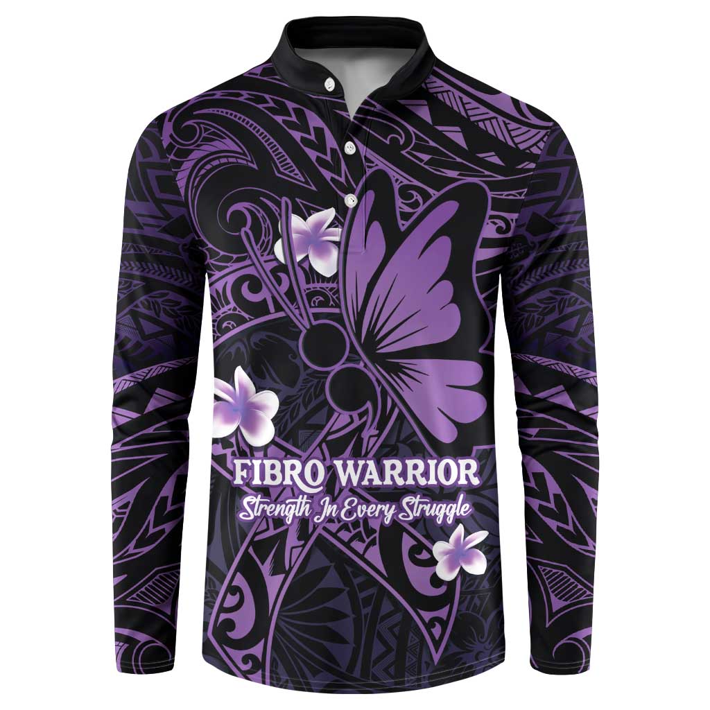 Personalised Fibromyalgia Awareness Month Button Sweatshirt Fibro Warrior Strength In Every Struggle