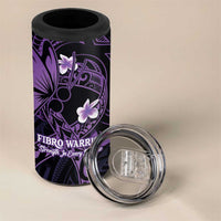 Personalised Fibromyalgia Awareness Month 4 in 1 Can Cooler Tumbler Fibro Warrior Strength In Every Struggle