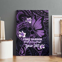 Personalised Fibromyalgia Awareness Month Canvas Wall Art Fibro Warrior Strength In Every Struggle